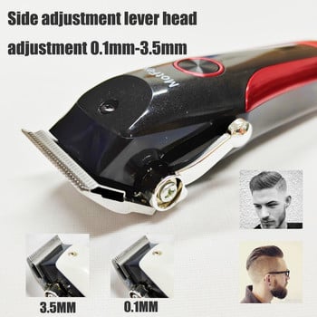 MotFex Black Knight Series Професионална маслена глава Gradient Електрическа машинка за подстригване Mini Body LED Power Reminder Salon Hair Trimmer