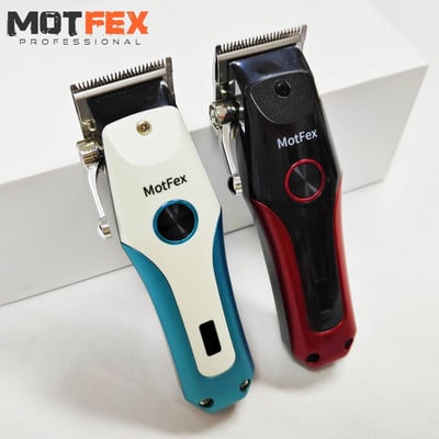 MotFex Black Knight Series Професионална маслена глава Gradient Електрическа машинка за подстригване Mini Body LED Power Reminder Salon Hair Trimmer