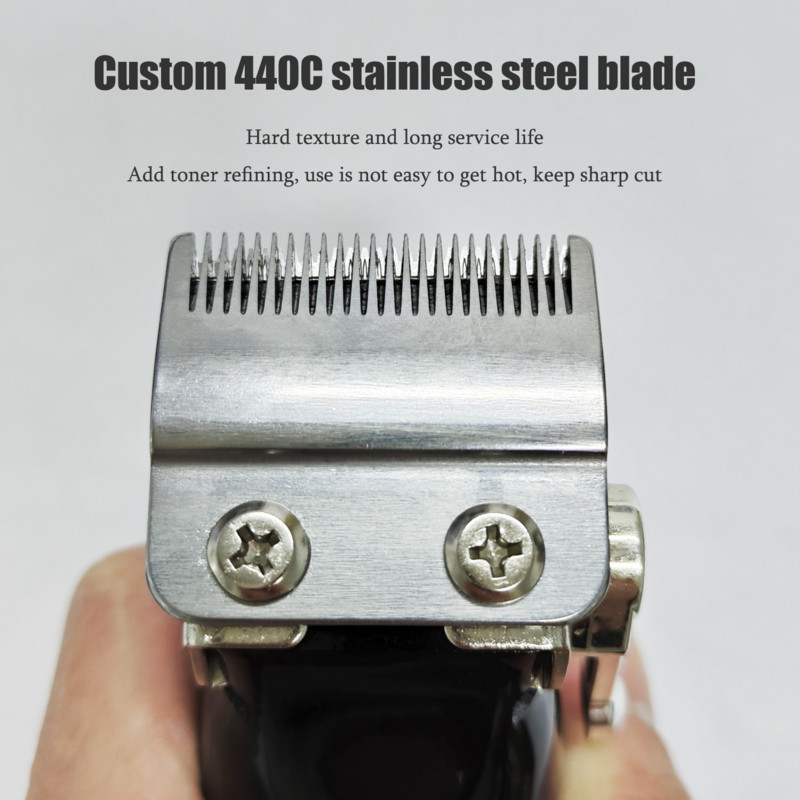 Κουρευτική κουρευτική μηχανή κομμωτηρίου κομμωτηρίου με LED Power Reminder Ηλεκτρική κουρευτική μηχανή ντεγκραντέ με ντεγκραντέ Ηλεκτρική κουρευτική μηχανή MotFex Black Knight