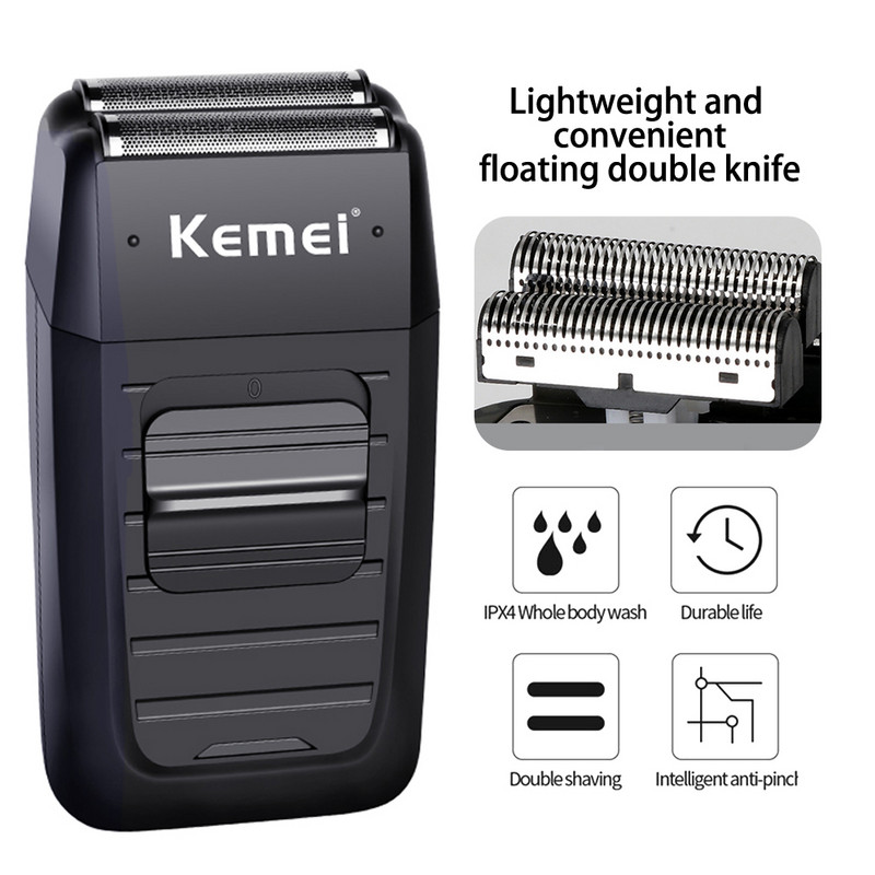 Profesionali vyrų plaukų kirpimo mašinėlė elektrinė barzdos kirpimo mašinėlė LED ekranas plaukų kirpimo peiliukas USB įkraunamas aparatas plaukų formavimas