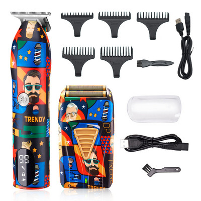 T Hair Trimmer Electric Razor Clipper Ξυριστική μηχανή Beard Cutter Barber Professional Man Trimer Εργαλεία Styling Machine για άνδρες