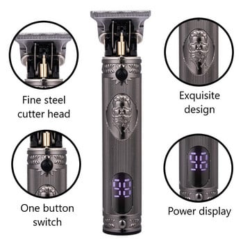 Kemei KM-700H Barber Shop Oil Head 0mm Electric Hair Trimmer Professional Haircut Shaver Carving Hair Beard Machine Machine Styling