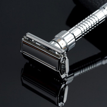 Висококачествена машина за бръснене с двустранно острие Качествена бръснеща машина за бръснене на лицето Средство за премахване на косми Ръчно самобръсначки Ножчета Грижа за брада Безопасна самобръсначка I4J2