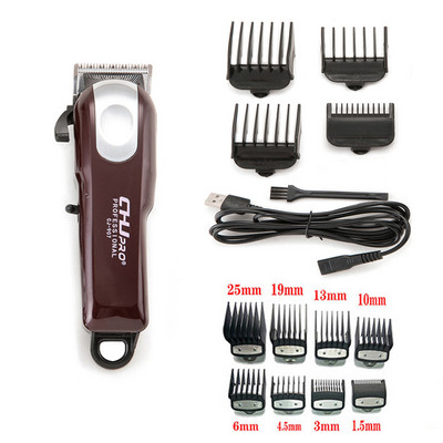 Juhtmeta juukselõikur Professionaalne juukselõikusmasin Barberi habemelõikur meestele USB laetav juukselõikur