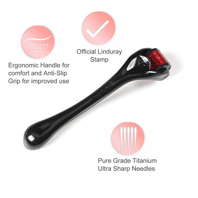 Micro Derma Roller 0,2/0,25/0,3 mm DRS 540 tűk Titán mezoroller tű bőrápoláshoz Hajhullás elleni arcmasszírozó