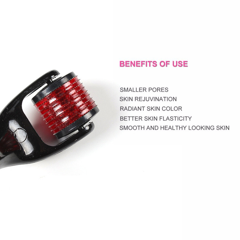 Micro Derma Roller 0,2/0,25/0,3 mm DRS 540 tűk Titán mezoroller tű bőrápoláshoz Hajhullás elleni arcmasszírozó