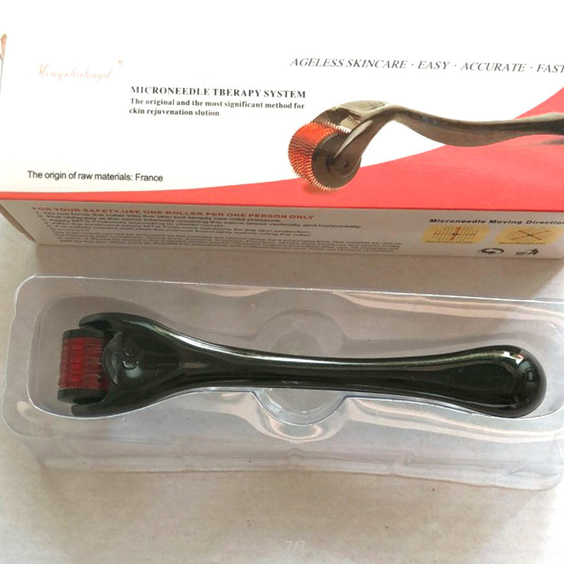 Micro Derma Roller 0,2/0,25/0,3 mm DRS 540 tűk Titán mezoroller tű bőrápoláshoz Hajhullás elleni arcmasszírozó