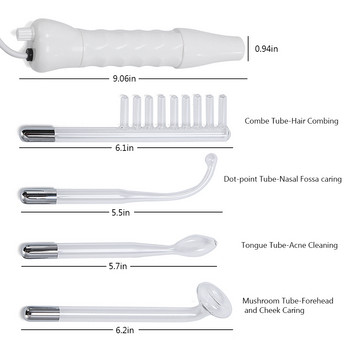 Ανταλλακτικό ραβδί ηλεκτροθεραπείας γυάλινο σωλήνα υψηλής συχνότητας Μηχάνημα προσώπου Ακμή Σύσφιξη δέρματος Υψηλής συχνότητας Περιποίηση δέρματος προσώπου