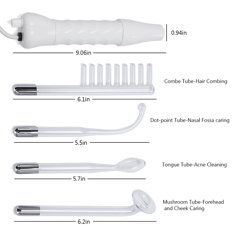 Baghetă de electroterapie de înlocuire Tub de sticlă Mașină facială de înaltă frecvență Acnee Strângere a pielii Îngrijirea pielii de înaltă frecvență