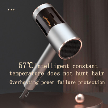 Επαγγελματικό πιστολάκι μαλλιών 2200W Οικιακή συσκευή Blu-Ray Negative Ion Στεγνωτήρας υψηλής ισχύος Αντιστατικός ζεστός και κρύος πιστολάκι κομμωτηρίου