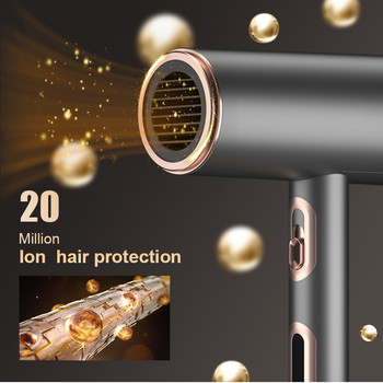 Επαγγελματικό πιστολάκι μαλλιών 2200W Οικιακή συσκευή Blu-Ray Negative Ion Στεγνωτήρας υψηλής ισχύος Αντιστατικός ζεστός και κρύος πιστολάκι κομμωτηρίου