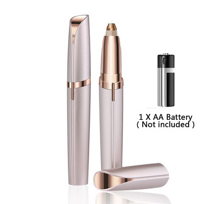 Szemöldök epilátor fájdalommentes precíziós szemöldökvágó szemöldök arcborotva nőknek arcszőrtelenítés LED fénnyel