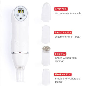 Digital Diamond Microdermabrasion Vacuum Cleaner Blackhead Facial Machine Deep Cleaning Pores Deep Cleaning Skin Care Tool