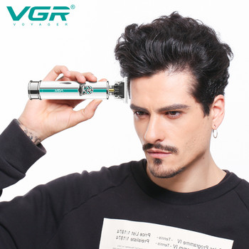 VGR Hair Trimmer T9 Hair Clipper Professional Hair Cutting Machine Ασύρματη επαναφορτιζόμενη μεταλλική ηλεκτρική κουρευτική μηχανή για άνδρες V-079