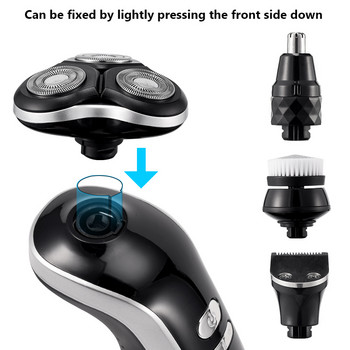 Нова електрическа самобръсначка за мъже 4D електрически тример за брада USB акумулаторен професионален тример за коса Режеща коса за възрастни Бръснач за мъже