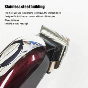 HANWI 380 Χάλκινο μοτέρ Classic Electric Hair Clipper Oil Head Gradient Egraving Κουρευτικό κουρευτικό κουρείο Κομμωτήριο