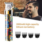 Mașină de tuns profesională Mașină de tuns păr reîncărcabilă pentru bărbați Aparat de bărbierit Trimmer barba bărbați Mașină de tuns părul de tuns barba frizer