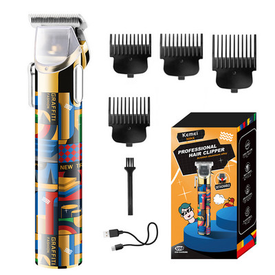Mașină de tuns profesională Mașină de tuns păr reîncărcabilă pentru bărbați Aparat de bărbierit Trimmer barba bărbați Mașină de tuns părul de tuns barba frizer