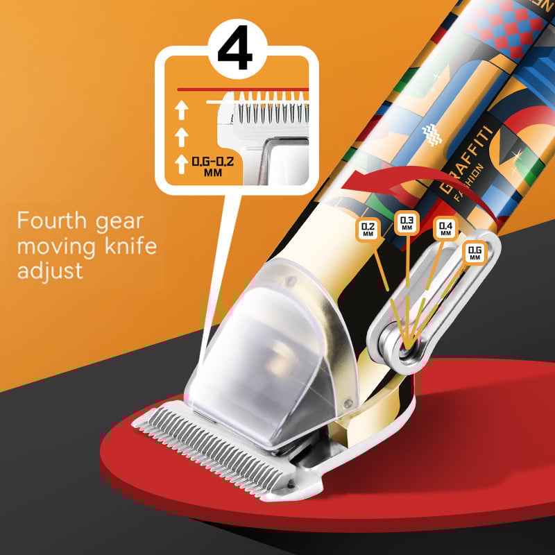 Mașină de tuns profesională Mașină de tuns păr reîncărcabilă pentru bărbați Aparat de bărbierit Trimmer barba bărbați Mașină de tuns părul de tuns barba frizer