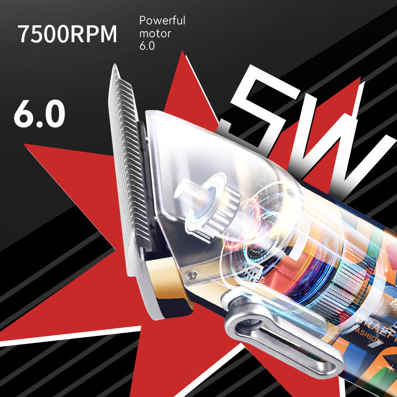 Mașină de tuns profesională Mașină de tuns păr reîncărcabilă pentru bărbați Aparat de bărbierit Trimmer barba bărbați Mașină de tuns părul de tuns barba frizer