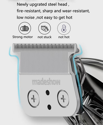 Madeshow M6 Professional Hair Clipper 0mm Blade Standard set for M6 Hair cutting head Replaceable cutter head