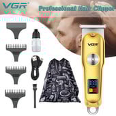 Mașină de tuns VGR Aparat de bărbierit electric pentru bărbați Mașină de tuns păr reîncărcabilă Mașină profesională de tuns pentru bărbați Nou în