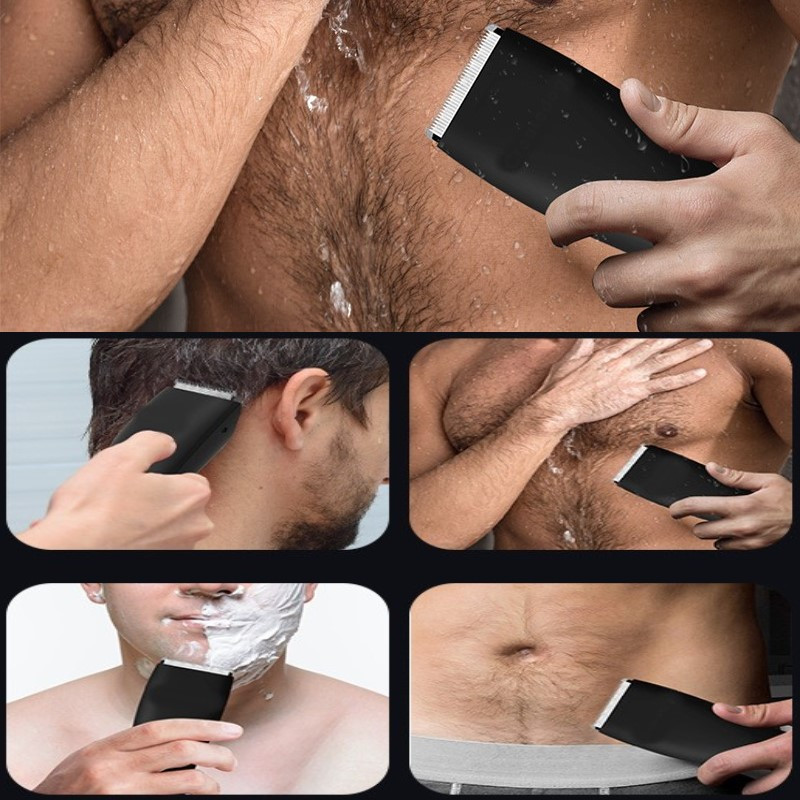 Öv alatti elektromos hajvágó Férfiaknak készült, könnyedén Tri Pesky Hair vízálló ágyéki borotva USB töltés