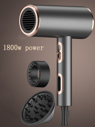 Profesionalus plaukų džiovintuvas neigiamų jonų 220 V karšto ir šalto oro džiovintuvas 2200 W galingas plaukų džiovintuvas mėlynos šviesos antistatinis plaukų džiovintuvas