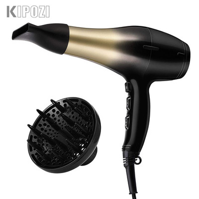 KIPOZI Hair Dryer Professional 1875W High Power Negative Ionic Fast Dry Salon Grade Ισχυρό πιστολάκι Περιποίησης μαλλιών