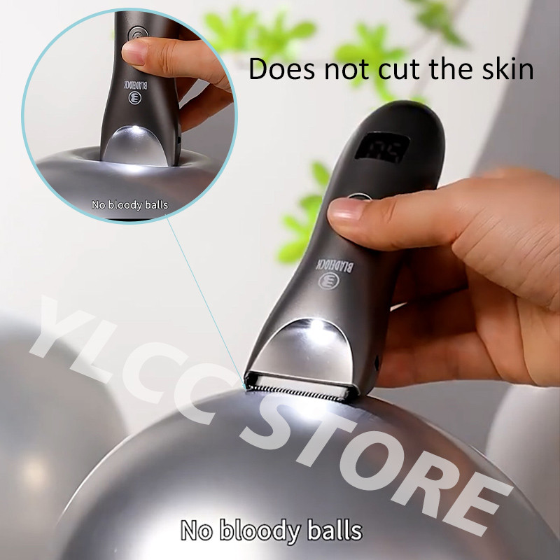 Intimno uklanjanje stidnih dlačica za muškarce Električni trimer za prepone Muški brijač za osjetljiva područja Vodootporan sigurnosni brijač Dlačice u nosu