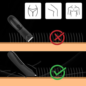Ανδρική αποτρίχωση Intimate Areas Places Part Haircut Rasor Clipper Trimmer for The Groin Epilator Bikini Safety Razor Shaving