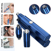 Nina ja kõrva juukselõikurid Ninajuukseseade meestele Elektriline nina juukselõikur Automaatne elektriline ninajuuste trimmimine