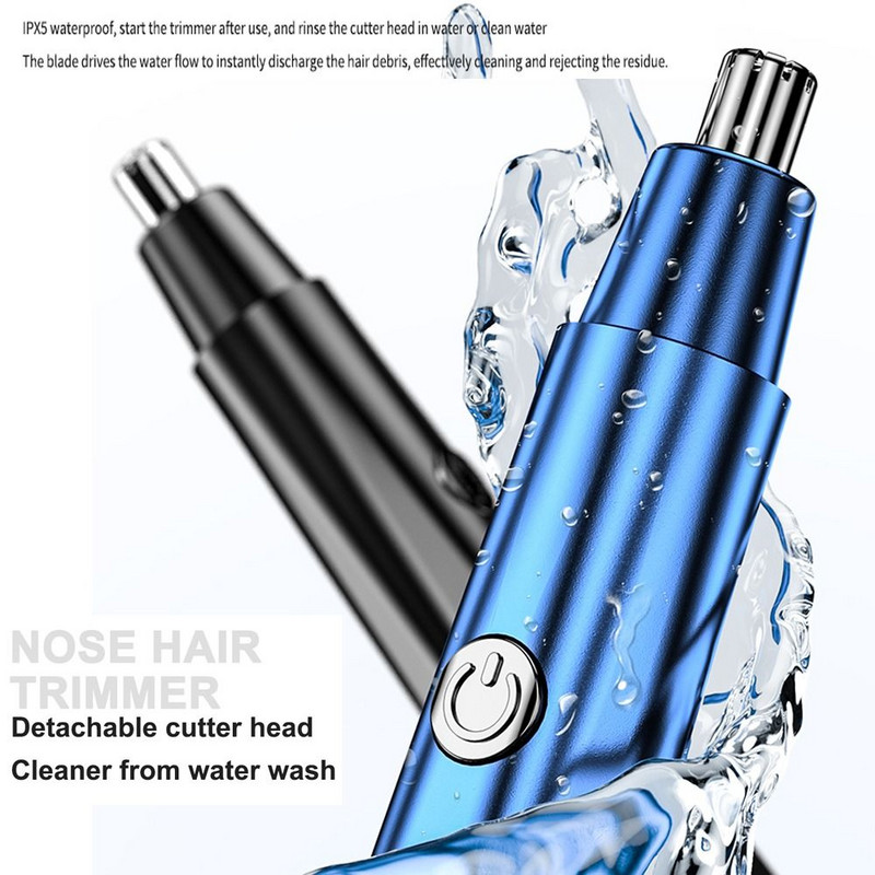 Nina ja kõrva juukselõikurid Ninajuukseseade meestele Elektriline nina juukselõikur Automaatne elektriline ninajuuste trimmimine