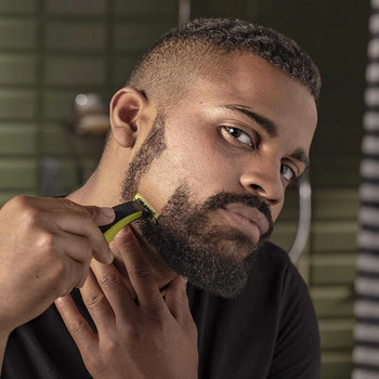 YLCC Електрическа самобръсначка за мъже Професионален тример за брада Безжична самобръсначка Тример за тяло USB акумулаторна машина за бръснене на косми по лицето