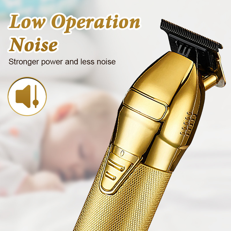 Profesionāls matu griezējs, matu griešanas rīks 4x vadotnes ķemmes, mazgājams USB uzlādējams vīriešiem Frizieris Matu kopšana