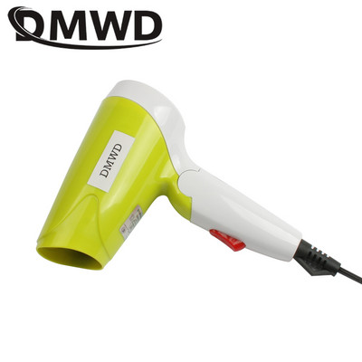 DMWD Mini Hajszárító Összecsukható Ház Hordozható Termosztatikus Levegőgyűjtő Traveler Kompakt fúvó Elektromos Styling Tools EU