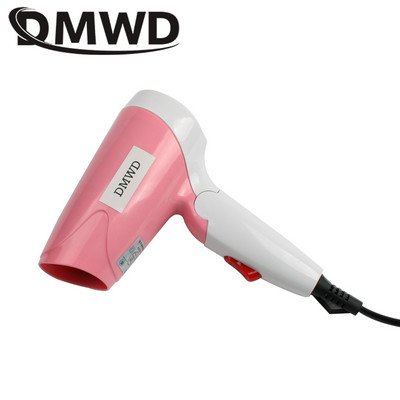 DMWD Mini Hajszárító Összecsukható Ház Hordozható Termosztatikus Levegőgyűjtő Traveler Kompakt fúvó Elektromos Styling Tools EU