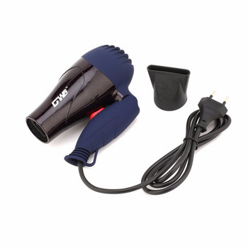 Πτυσσόμενο φυσητήρα μαλλιών 1500W Mini Size EU Plug Traveler Οικιακό ηλεκτρικό πιστολάκι μαλλιών με συλλεκτικό ακροφύσιο Στεγνωτήρας μαλλιών χαμηλού θορύβου