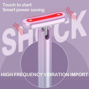 EMS Microcurrent Eye Beauty Massager Red Light Therapy Neck Face Massage Skincare Εργαλείο αντιγήρανσης Ραβδί ομορφιάς για σύσφιξη του δέρματος