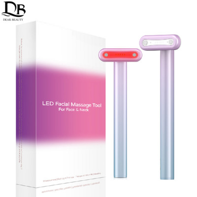 EMS Microcurrent Eye Beauty Massager Red Light Therapy Neck Face Massage Инструмент за грижа за кожата против стареене на кожата, стягане на кожата Beauty Wand