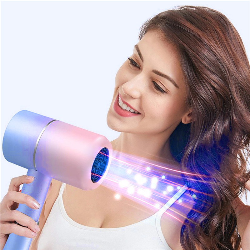 Πτυσσόμενο πιστολάκι μαλλιών Hot/Cold Air Anion Hair Blower Φορητό πιστολάκι μαλλιών ταξιδιού με διακόπτη Hot & Cool Home Hair Care Tool