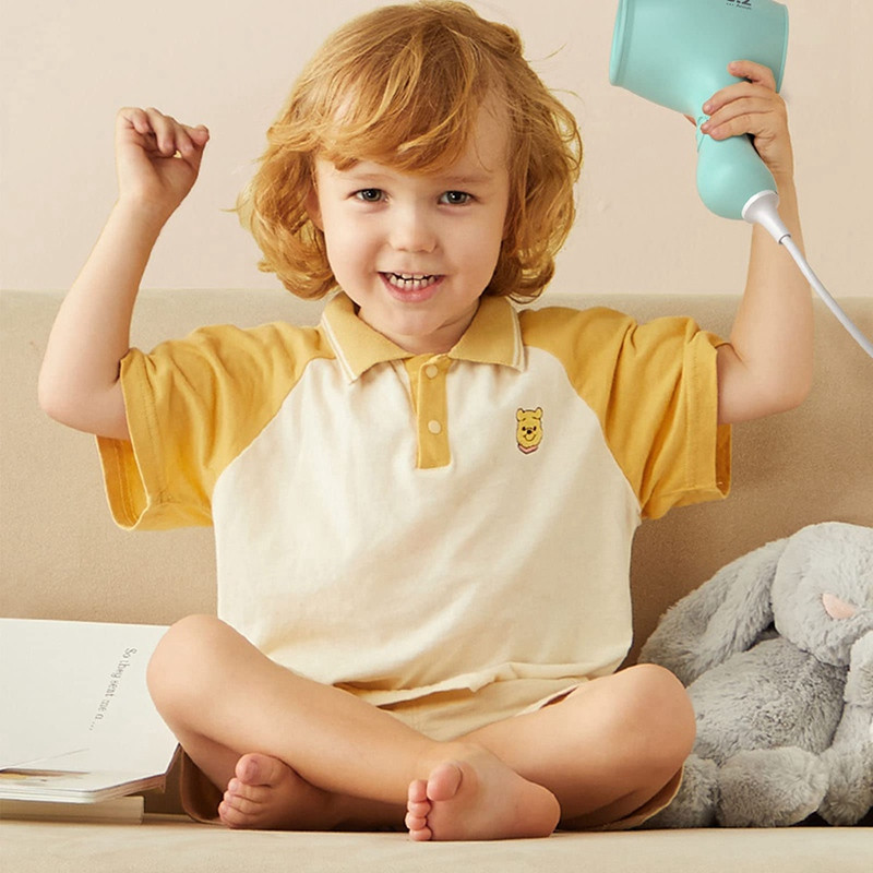 550 W profesionalus mini plaukų džiovintuvas vaikams, mažas triukšmas, lengvas, mažas plaukų džiovintuvas, nešiojamasis plaukų džiovintuvas JAV kištukas