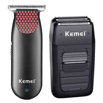 „Kemei“ profesionalus plaukų kirpimo įrankis, elektrinis plaukų kirpimo įrankis, mažas nešiojamasis plaukų kirpimo įrankis, vyrų skustuvo rinkinys KM-1102 KM-889