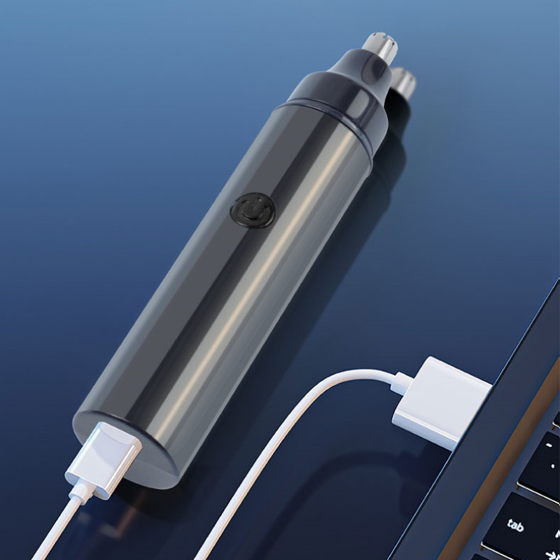 Električni trimer za brijanje, nos, uho, noge, sigurna njega lica USB punjivi trimer za dlačice u nosu za muškarce Brijanje za uklanjanje dlačica Brijač za bradu