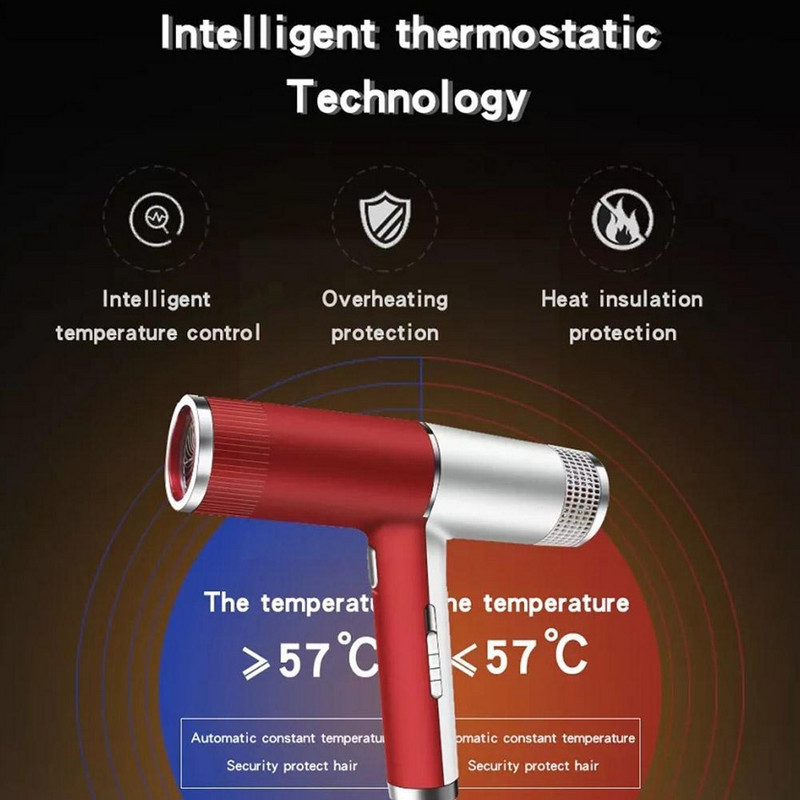 Jak vjetar Fen za kosu Difuzor za sušila za kosu Kućanski aparati Puhanje za kosu velike snage Plavo svjetlo Anionski antistatički alat za kosu F1N6