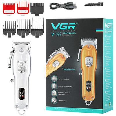 Barber täismetallist professionaalne juukselõikur meestele juhtmeta elektriline juukselõikur, habeme laetav juukselõikusmasin