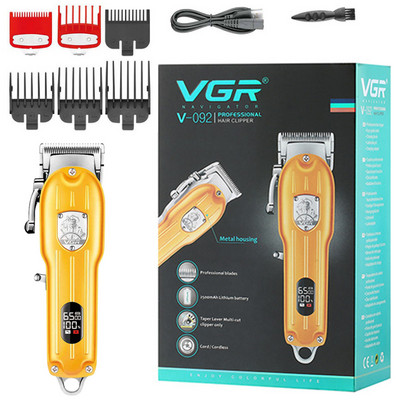 Barber täismetallist professionaalne juukselõikur meestele juhtmeta elektriline juukselõikur, habeme laetav juukselõikusmasin