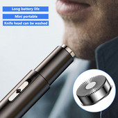 Instrument portabil pentru îngrijirea feței, pentru îndepărtarea părului electric în siguranță, aparat de tuns pe nas