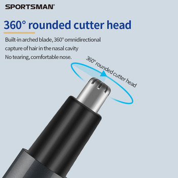 2022 Електрически тример за косми в носа за мъже в носа Тример за косми в носа премахване на косми в носа бръснач Тример за косми в носа