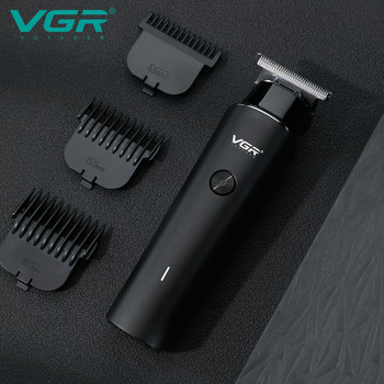 Μηχάνημα κοπής VGR Professional Hair Clipper Beard Trimmer Barber USB Επαναφορτιζόμενη ηλεκτρική Ασύρματη κουρευτική μηχανή για άνδρες V-933